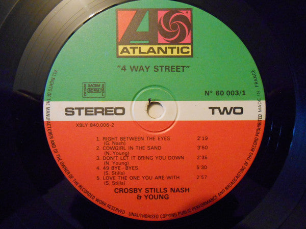 Crosby, Stills, Nash & Young - 4 Way Street (2xVinyl, LP, Album) Very Good Plus (VG+) / Very Good Plus (VG+)