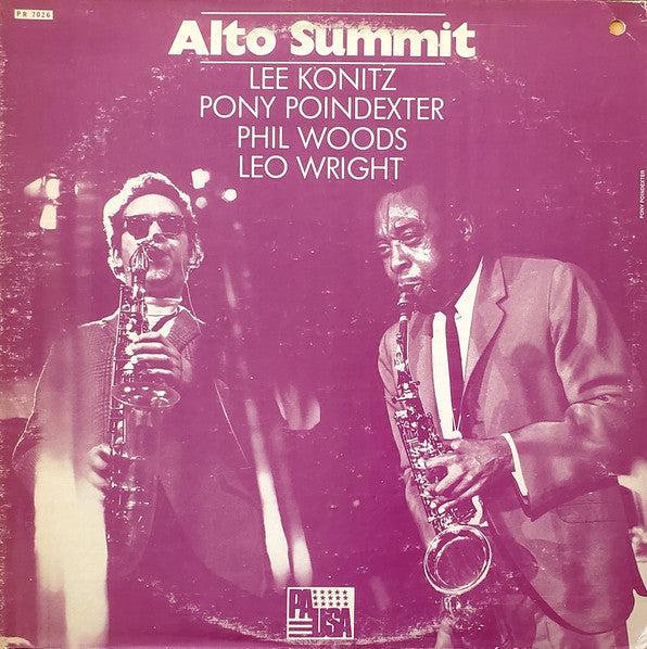 Lee Konitz - Alto Summit (Vinyl, LP, Album, Stereo) Good Plus (G+) / Very Good (VG)