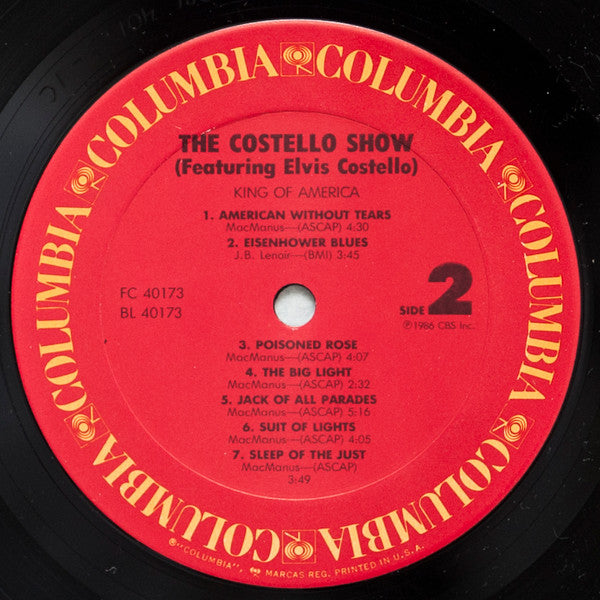The Costello Show - King Of America (Vinyl, LP, Album)