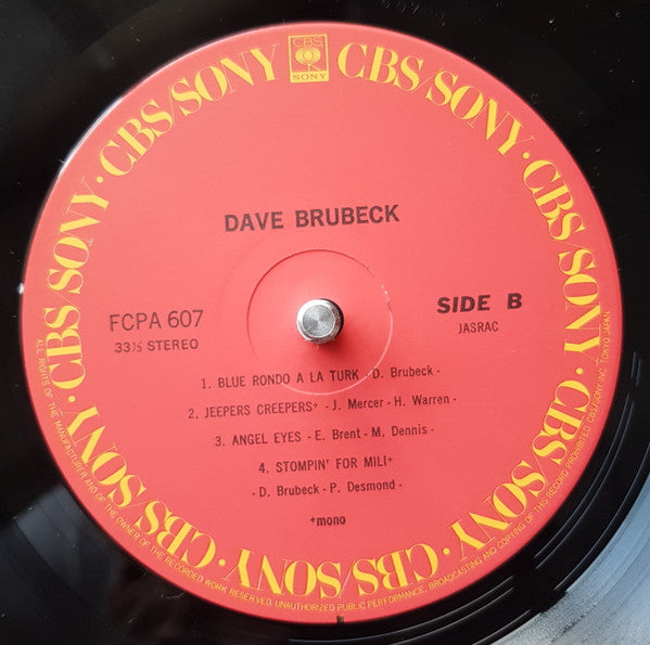 Dave Brubeck - Dave Brubeck (Vinyl, LP, Compilation, Club Edition, ...