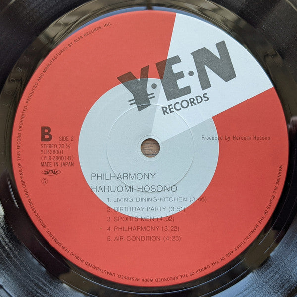 Haruomi Hosono - Philharmony = フィルハーモニー (Vinyl, LP, Album, Stereo)