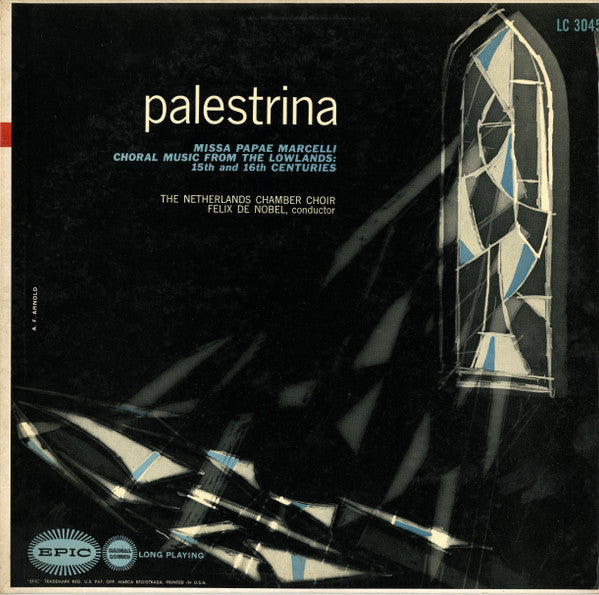 Giovanni Pierluigi da Palestrina - Missa Papae Marcelli / Choral Music From The Lowlands: 15th And 16th Centuries (Vinyl, LP, Mono) Good Plus (G+) / Good Plus (G+)