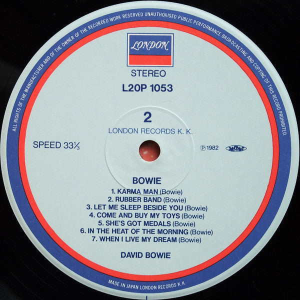 David Bowie - Bowie (Vinyl, LP, Compilation) Very Good Plus (VG+) / Very Good Plus (VG+)