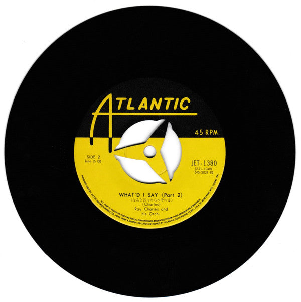 Ray Charles And His Orchestra - What'd I Say (Vinyl, 7", 45 RPM, Single) Very Good (VG) / Good Plus (G+)