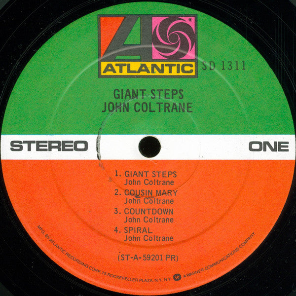 John Coltrane - Giant Steps (Vinyl, LP, Album, Reissue, Stereo) Very Good (VG) / Very Good (VG)