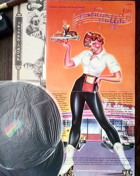 Various - 41 Original Hits From The Sound Track Of American Graffiti (2xVinyl, LP, Compilation, Reissue, Stereo) Very Good Plus (VG+) / Very Good (VG)