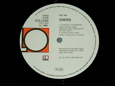 Sandra - Everlasting Love (Vinyl, 12", 45 RPM, Maxi-Single, Promo) Very Good Plus (VG+) / Very Good (VG)
