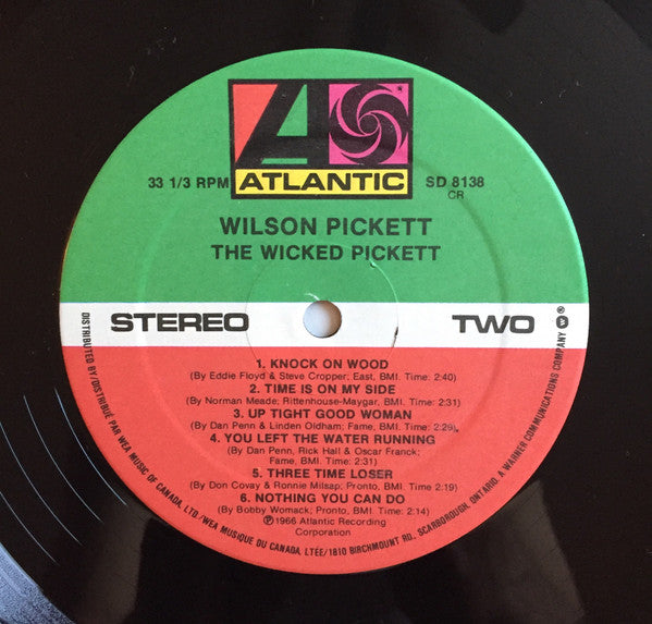 Wilson Pickett - The Wicked Pickett (Vinyl, LP, Album, Reissue)