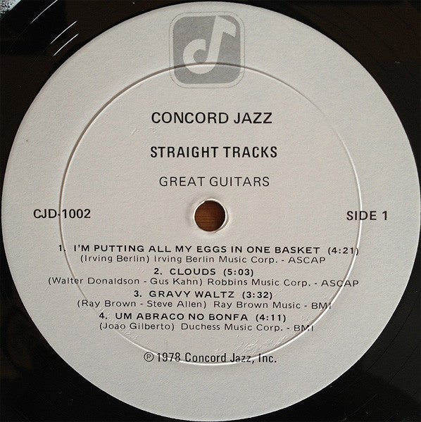 The Great Guitars - Straight Tracks (Vinyl, LP, Album, Limited Edition) Very Good Plus (VG+) / Very Good (VG)