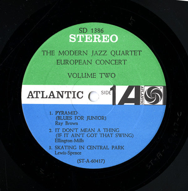 The Modern Jazz Quartet - European Concert Volume Two (Vinyl, LP, Album, Stereo) Very Good (VG) / Good (G)