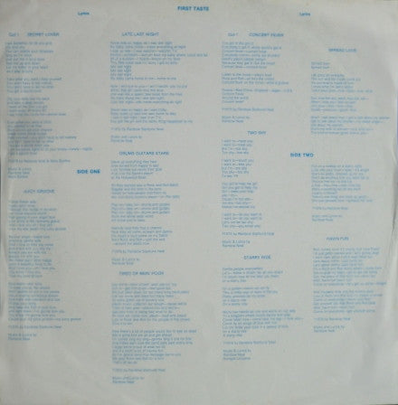 Juicy Groove - First Taste (Vinyl, LP, Album, Picture Disc) Very Good Plus (VG+) / Good Plus (G+)