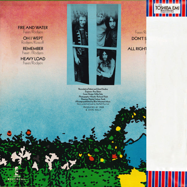 Free - Fire And Water (Vinyl, LP, Album, Reissue, Stereo)