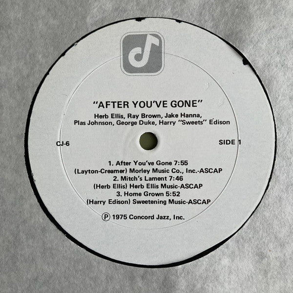 Herb Ellis - After You've Gone (Vinyl, Album, LP) Very Good (VG) / Very Good Plus (VG+)