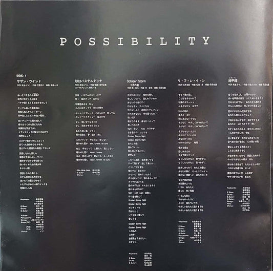 Akina Nakamori - Possibility = ポシビリティ (Vinyl, LP, Album, Stereo) Very Good (VG) / Very Good (VG)
