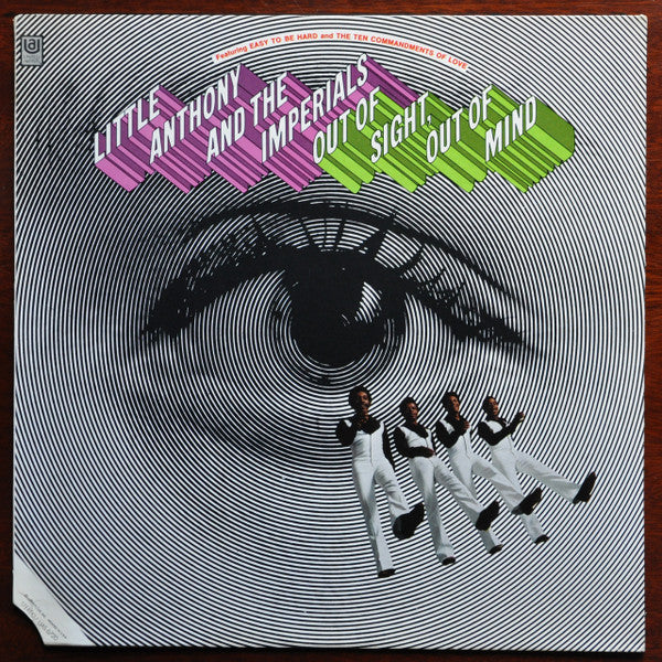 Little Anthony & The Imperials - Out Of Sight, Out Of Mind (Vinyl, LP, Album, Stereo) Very Good (VG) / Good (G)