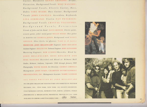 John Cougar Mellencamp - Big Daddy (Vinyl, LP, Album) Very Good (VG) / Very Good (VG)