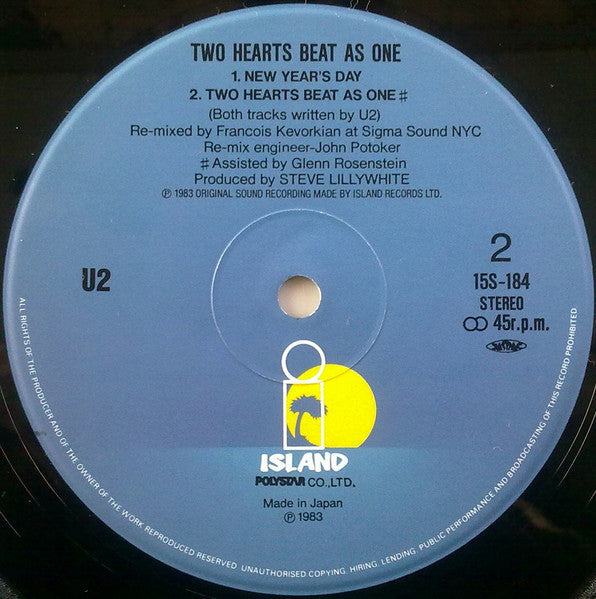 U2 - Two Hearts Beat As One (Vinyl, 12", 45 RPM)