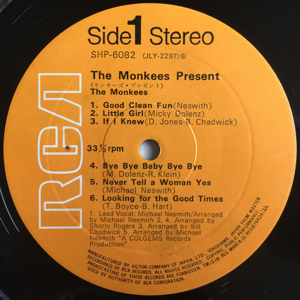 The Monkees - The Monkees Present (Vinyl, LP, Album, Stereo) Very Good Plus (VG+) / Very Good Plus (VG+)
