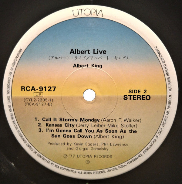 Albert King - Albert Live (Vinyl, LP, Album)