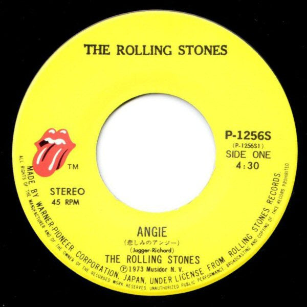 The Rolling Stones - Angie (Vinyl, 7", 45 RPM, Single)