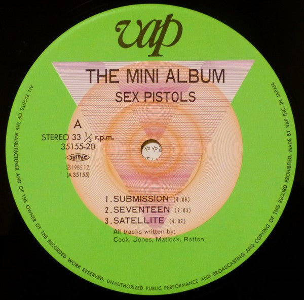 Sex Pistols - The Mini Album (Vinyl, LP, Mini-Album, Repress) Near Mint (NM or M-) / Near Mint (NM or M-)