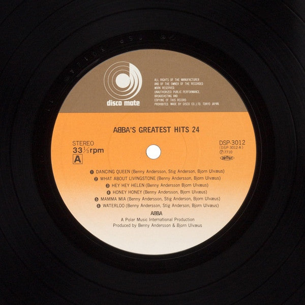 ABBA - ABBA's Greatest Hits 24 (Vinyl, LP, Compilation, Repress)