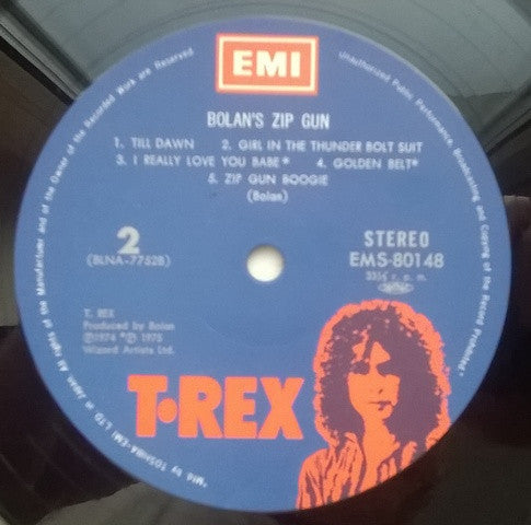 T. Rex - Bolan's Zip Gun (Vinyl, LP, Album)