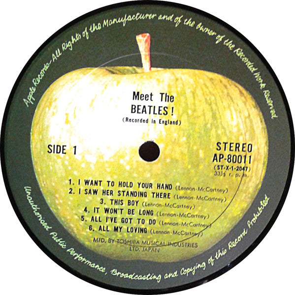 The Beatles - Meet The Beatles! (Vinyl, LP, Album, Stereo)