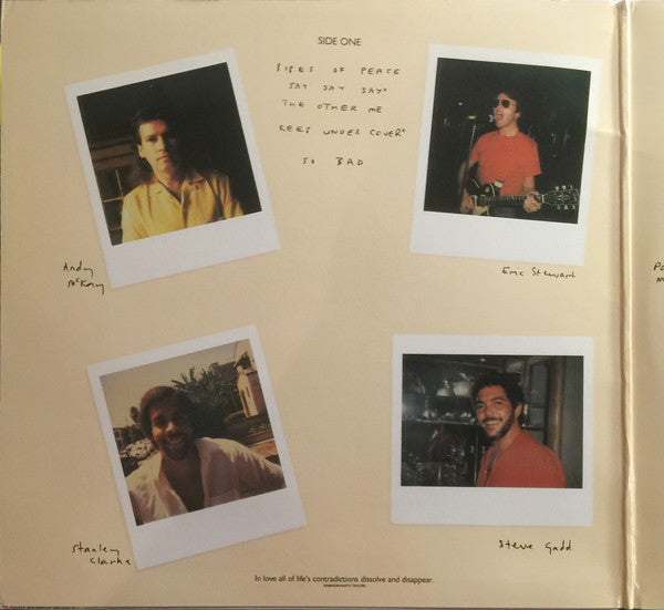 Paul McCartney - Pipes Of Peace (Vinyl, LP, Album, Stereo)