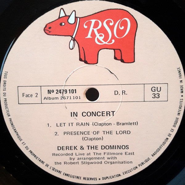 Derek & The Dominos - In Concert (2xVinyl, LP, Album) Very Good Plus (VG+) / Very Good Plus (VG+)