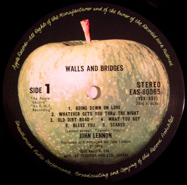 John Lennon - Walls And Bridges = 心の壁、愛の橋 (Vinyl, LP, Album)