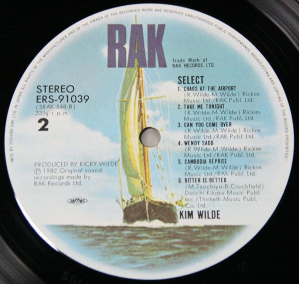 Kim Wilde - Select (Vinyl, LP, Album, Limited Edition, Stereo)