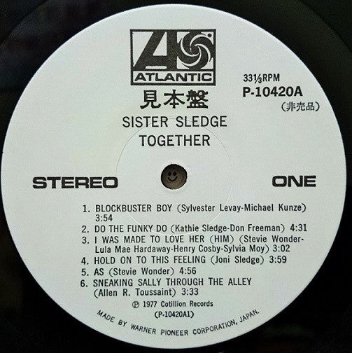 Sister Sledge - Together (Vinyl, LP, Album, Promo) Very Good (VG) / Very Good (VG)