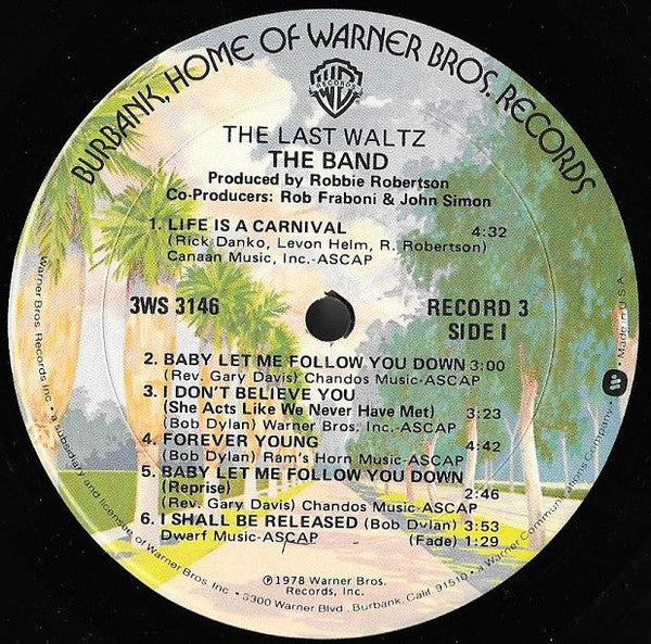 The Band - The Last Waltz (Vinyl, LP, Album, Stereo)