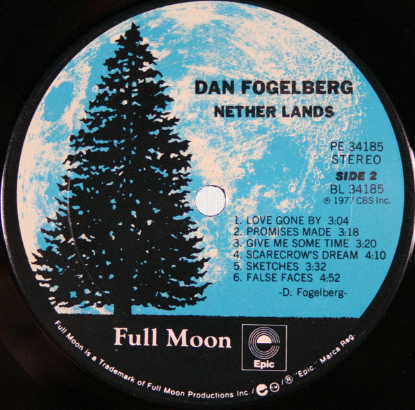 Dan Fogelberg - Nether Lands (Vinyl, LP, Album, Stereo) Very Good (VG) / Very Good Plus (VG+)