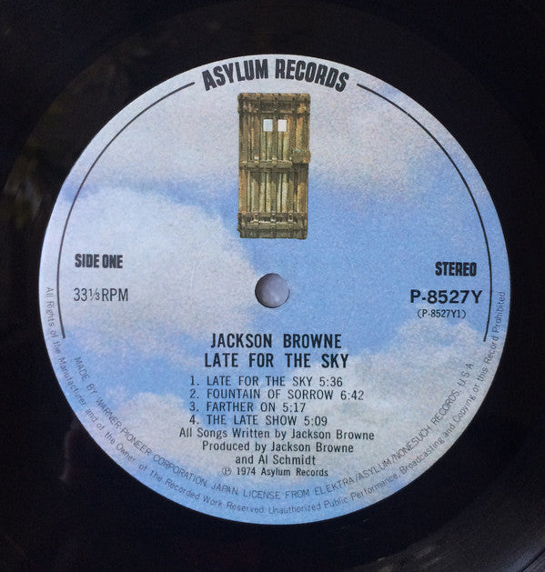 Jackson Browne - Late For The Sky (Vinyl, LP, Album)