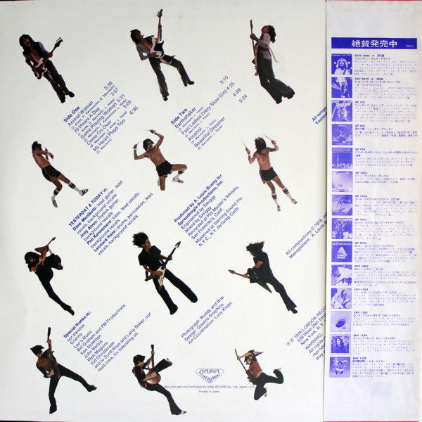 Y & T - Yesterday And Today (Vinyl, LP, Album, Promo) Near Mint (NM or M-) / Very Good (VG)