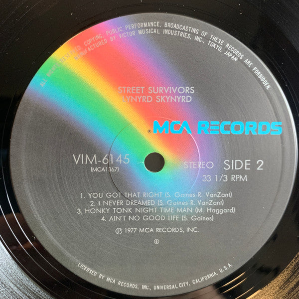 Lynyrd Skynyrd - Street Survivors (Vinyl, LP, Album, Stereo)