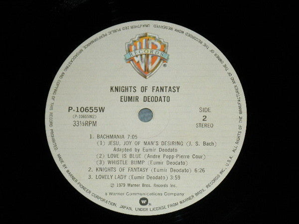 Eumir Deodato - Knights Of Fantasy (Vinyl, LP, Album) Near Mint (NM or M-) / Very Good Plus (VG+)