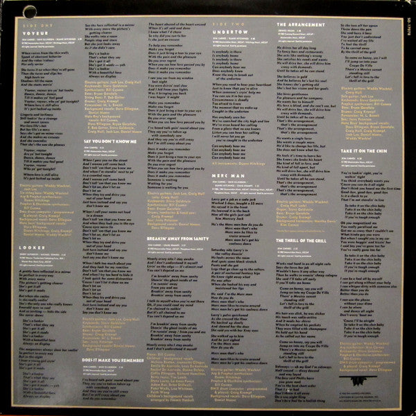 Kim Carnes - Voyeur (Vinyl, LP, Album) Very Good (VG) / Good Plus (G+)