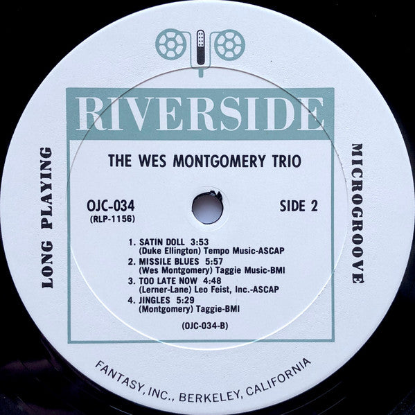 The Wes Montgomery Trio - A Dynamic New Sound: Guitar/Organ/Drums (...