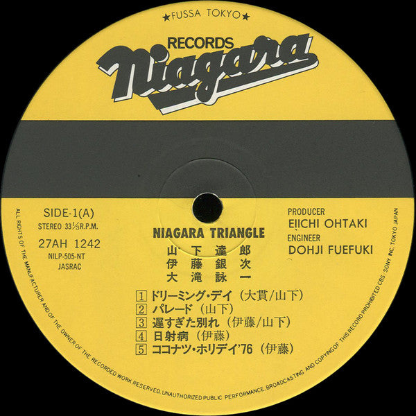 Niagara Triangle - Niagara Triangle Vol. 1 (Vinyl, LP, Album, Reissue) Very Good Plus (VG+) / Very Good (VG)