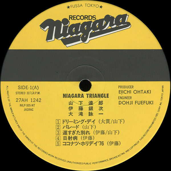 Niagara Triangle - Niagara Triangle Vol. 1 (Vinyl, LP, Album, Reissue)