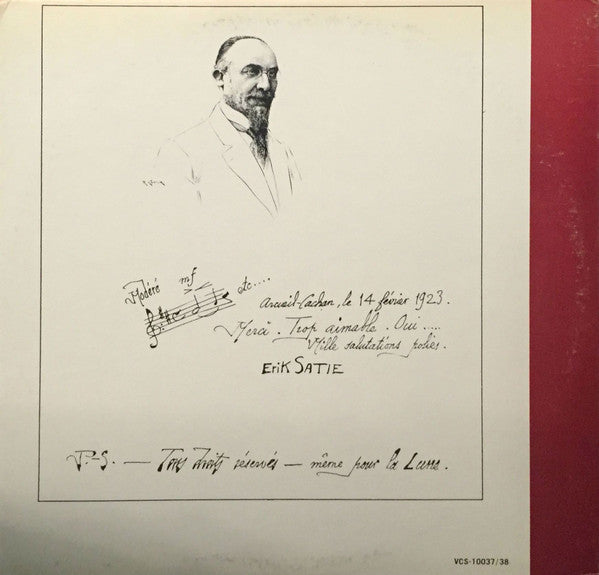 Erik Satie - Homage To Erik Satie (His Original Works For Orchestra As Well As Orchestrations By Friends) (2xVinyl, LP, Stereo) Very Good (VG) / Very Good Plus (VG+)