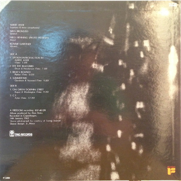 Albert Ayler - My Name Is Albert Ayler (Vinyl, LP, Album, Reissue)