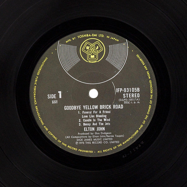 Elton John - Goodbye Yellow Brick Road (Vinyl, LP, Album)