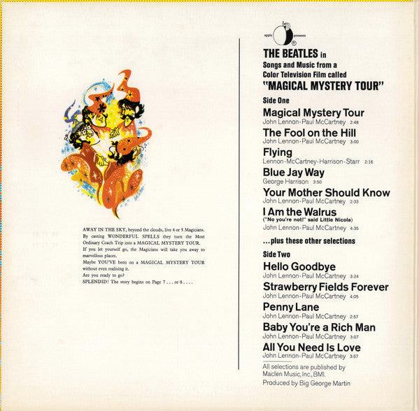 The Beatles - Magical Mystery Tour = マジカル・ミステリー・ツアー (Vinyl, LP, Album, Reissue, Stereo) Very Good (VG) / Very Good Plus (VG+)