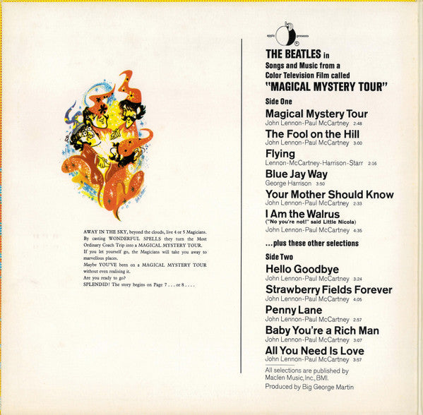 The Beatles - Magical Mystery Tour (Vinyl, LP, Album, Reissue, Stereo) Very Good Plus (VG+) / Very Good Plus (VG+)