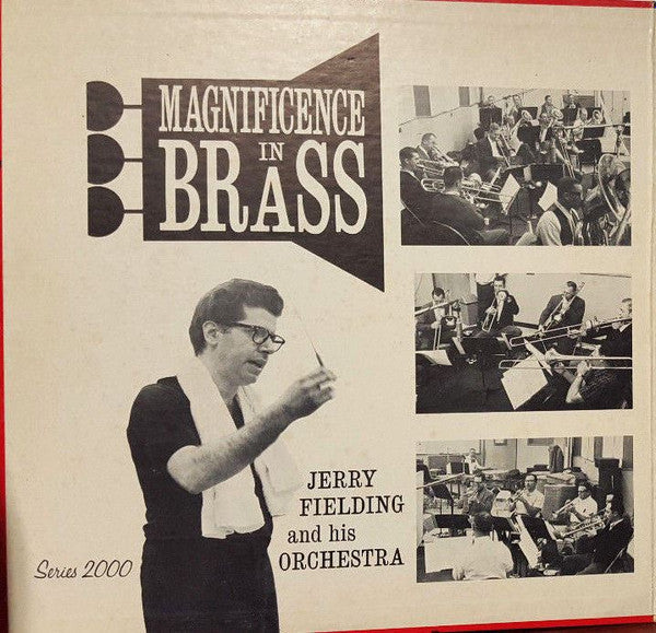 The Jerry Fielding Orchestra - Magnificence In Brass (Vinyl, LP, Album, Stereo) Very Good Plus (VG+) / Very Good (VG)