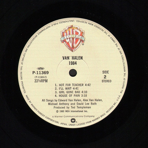 Van Halen - 1984 (Vinyl, LP, Album, Stereo)